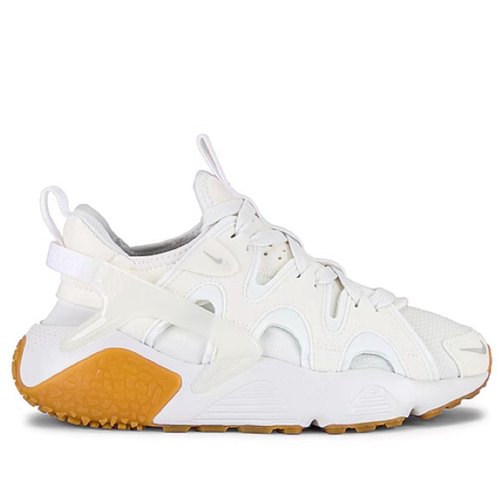 AIR HUARACHE CRAFT SNEAKER IN SUMMIT WHITE, ROSEWOOD, WOLF GREY, & BLACK